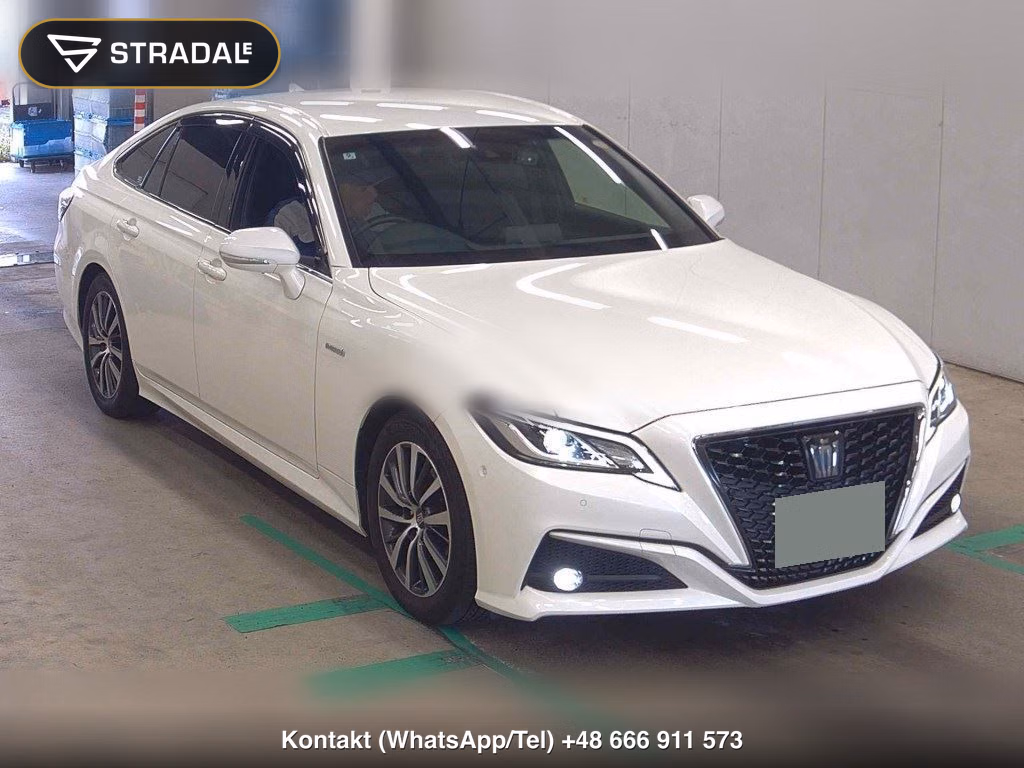 TOYOTA CROWN HYBRID S C PACKAGE 2018, aukcja z Japonii, zdjęcie 1