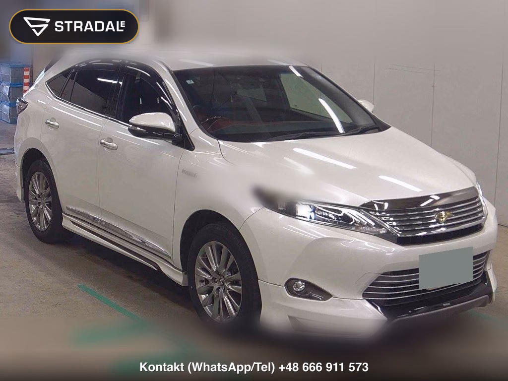 TOYOTA HARRIER HYBRID 4WD PREMIUM 2015, aukcja z Japonii, zdjęcie 1