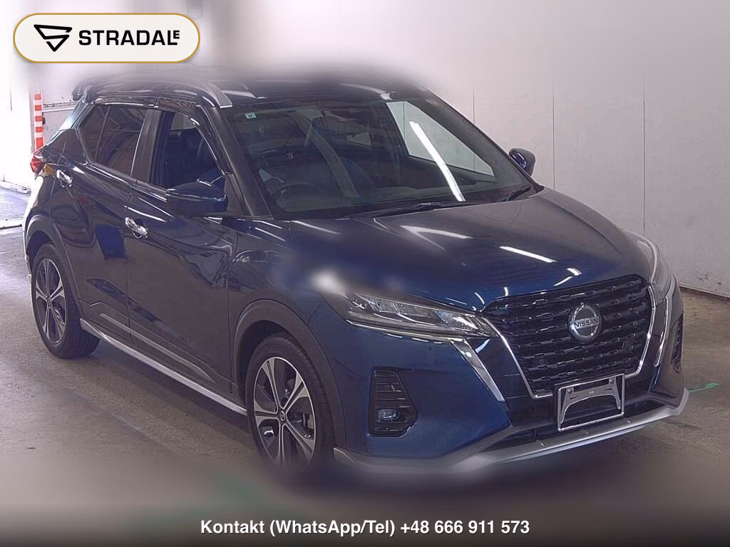 NISSAN KICKS 5D X 2021, aukcja z Japonii, zdjęcie 1