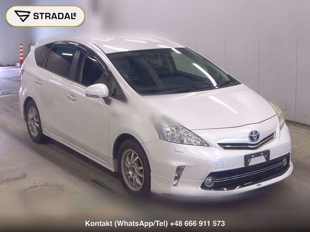 TOYOTA PRIUS ALPHA G TUNE BLACK 2014, aukcja z Japonii, zdjęcie 1
