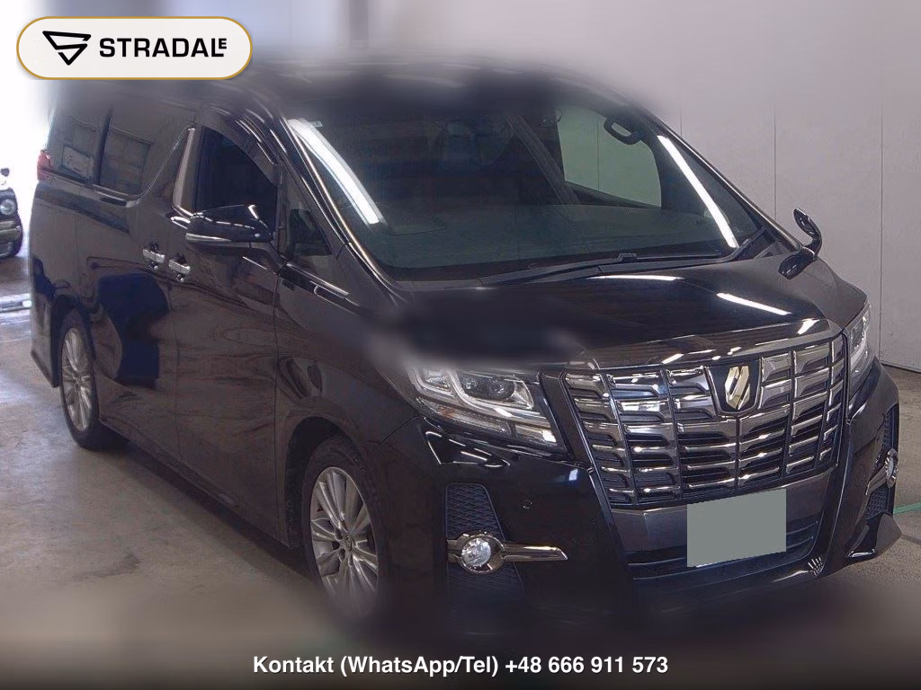 TOYOTA ALPHARD 2.5S A PACKAGE TYPE BLACK 2017, aukcja z Japonii, zdjęcie 1