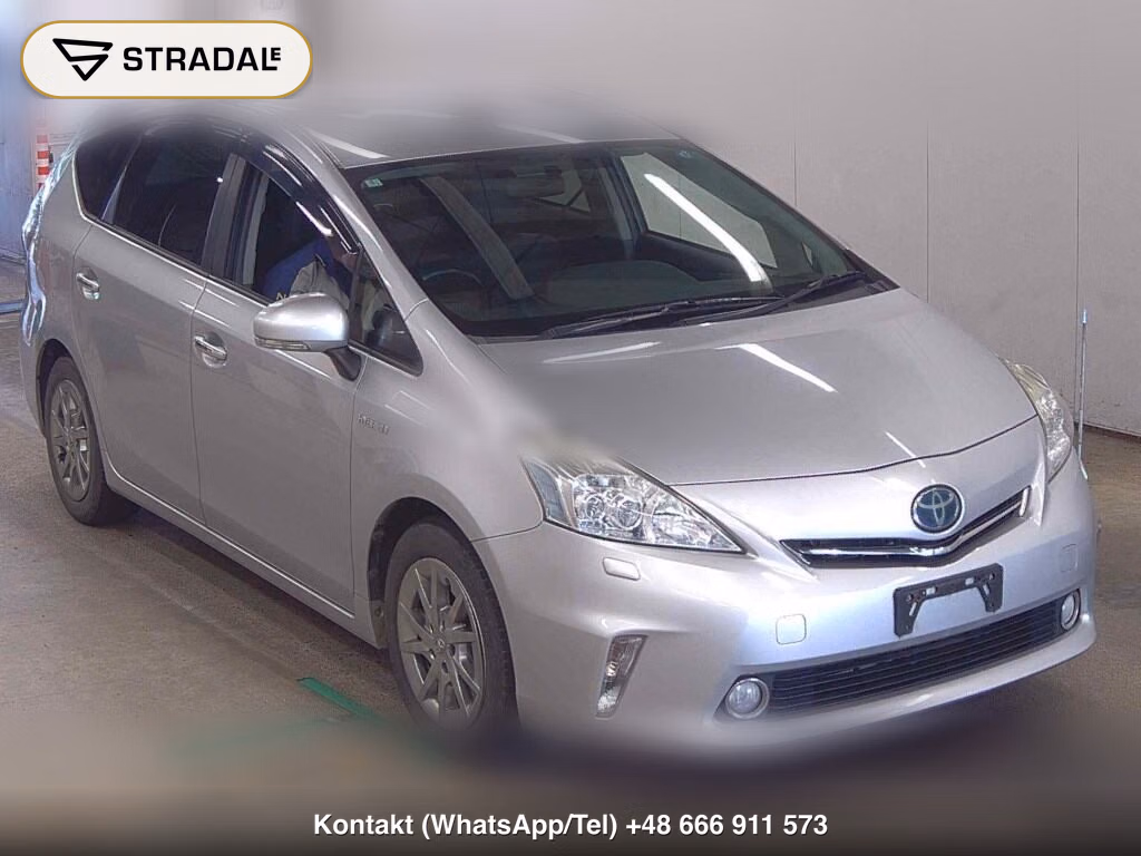 TOYOTA PRIUS ALPHA G TUNE BLACK 2014, aukcja z Japonii, zdjęcie 1