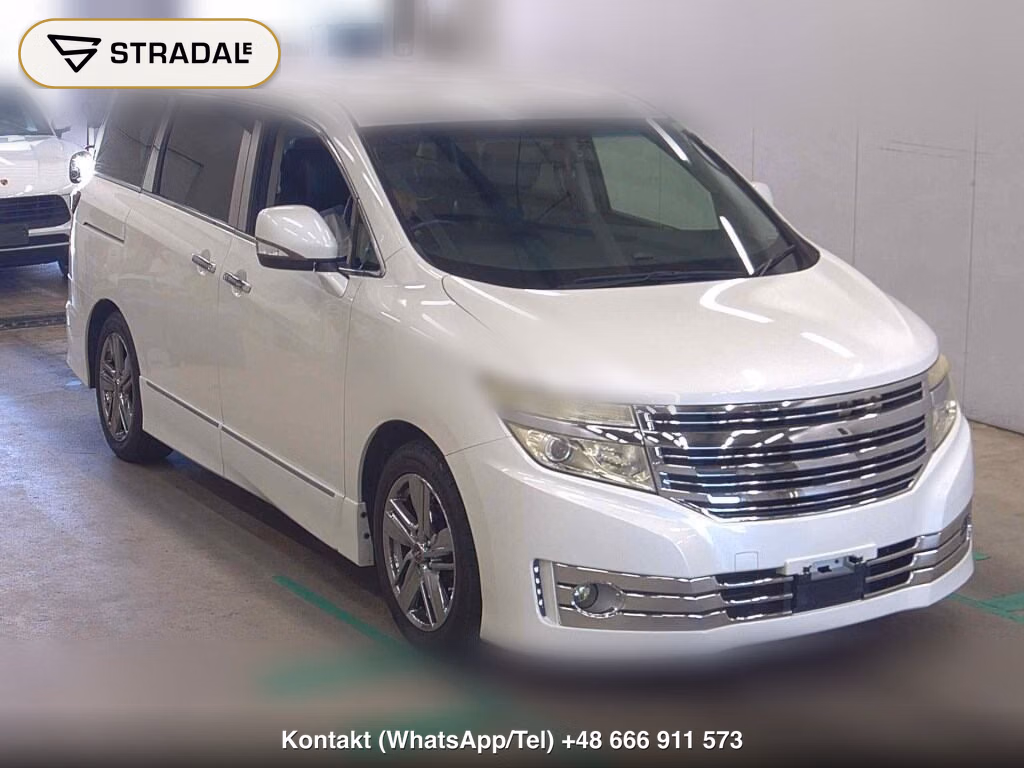 NISSAN ELGRAND 5D RIDER 2012, aukcja z Japonii, zdjęcie 1