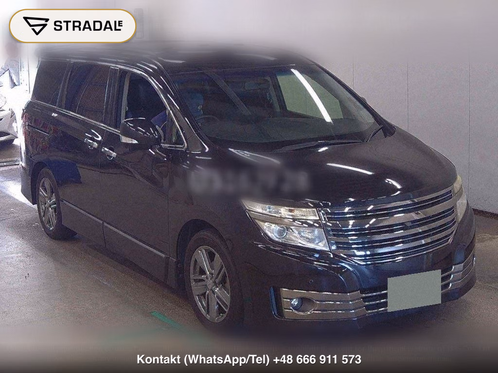 NISSAN ELGRAND 5D RIDER BLACK LINE BLACK LEATHER SEAT, miniaturka 2