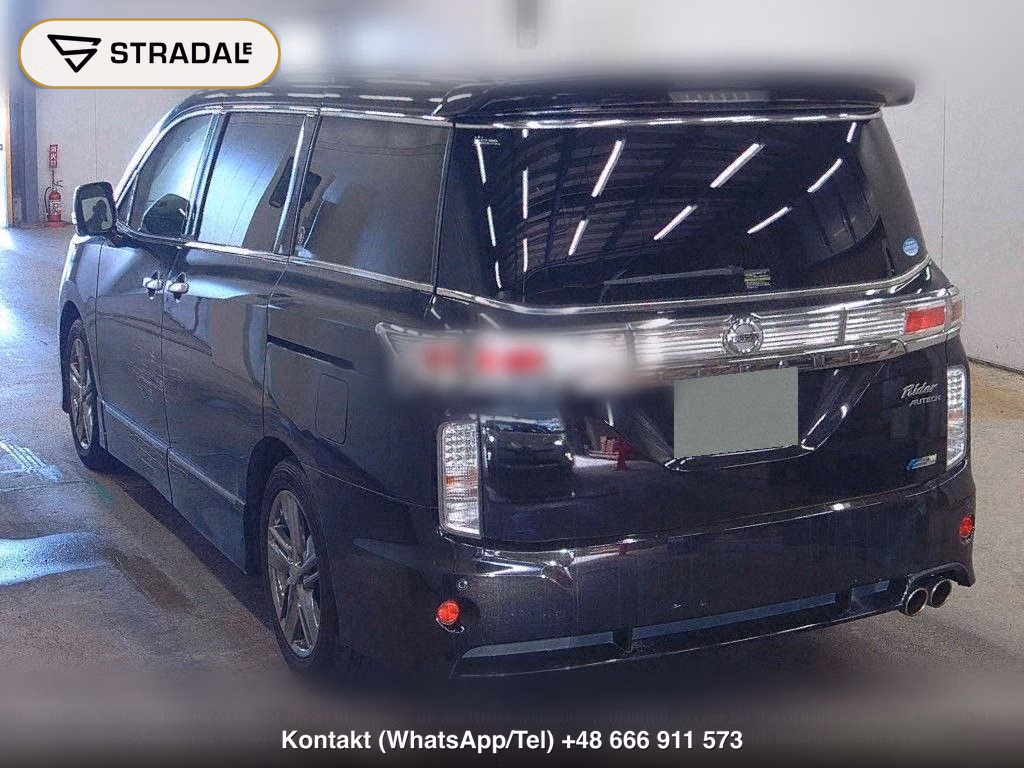 NISSAN ELGRAND 5D RIDER BLACK LINE BLACK LEATHER SEAT, miniaturka 3