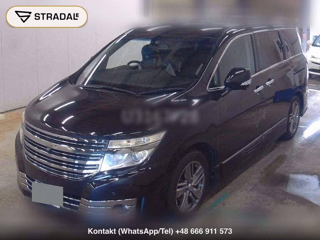 NISSAN ELGRAND 5D RIDER BLACK LINE BLACK LEATHER SEAT, miniaturka 5