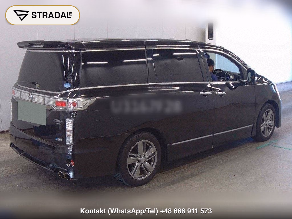 NISSAN ELGRAND 5D RIDER BLACK LINE BLACK LEATHER SEAT, miniaturka 6