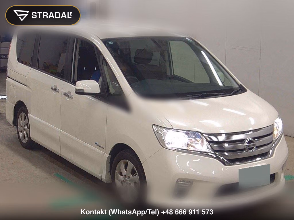 NISSAN SERENA 5D HIGHWAY STAR S-HYBRID 2013, aukcja z Japonii, zdjęcie 1