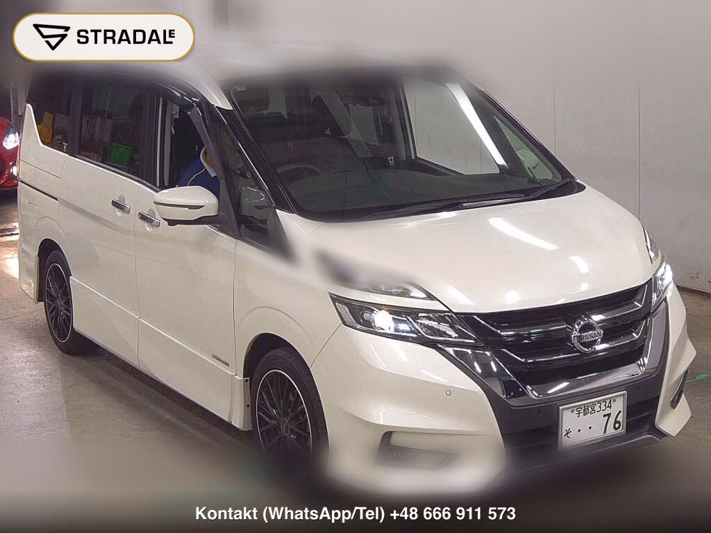 NISSAN SERENA 5D HIGHWAY STAR V SELECTION Ⅱ 2018, aukcja z Japonii, zdjęcie 1
