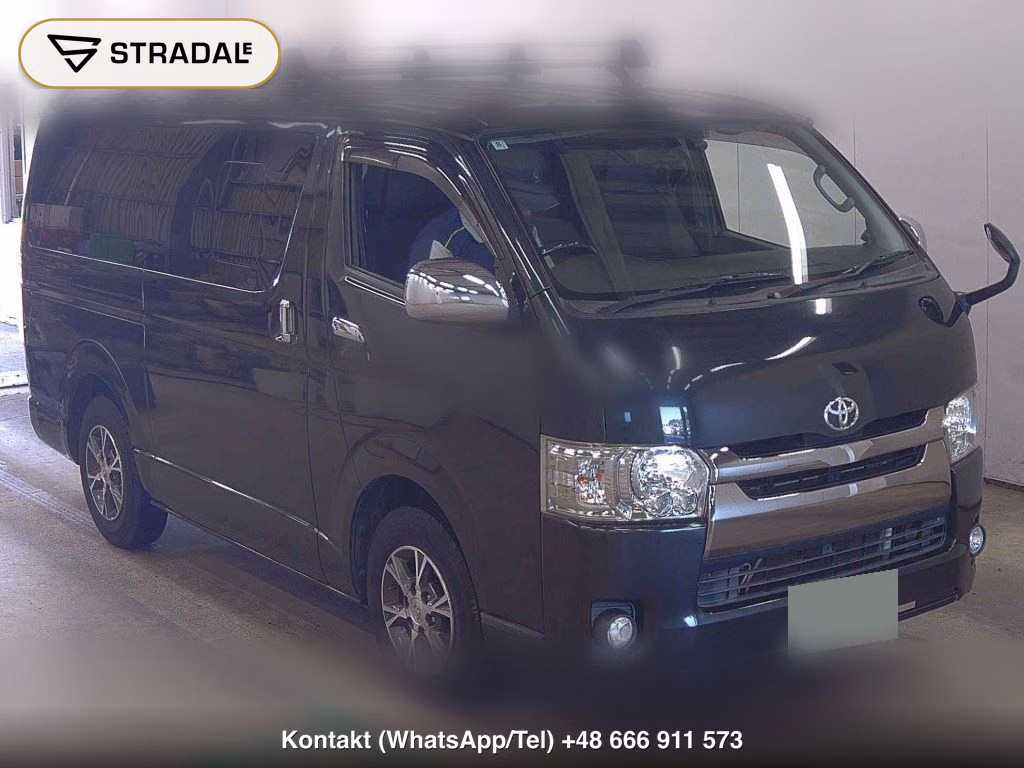 TOYOTA HIACE VAN 5D LONG SUPER GL DARK PRIME 2015, aukcja z Japonii, zdjęcie 1