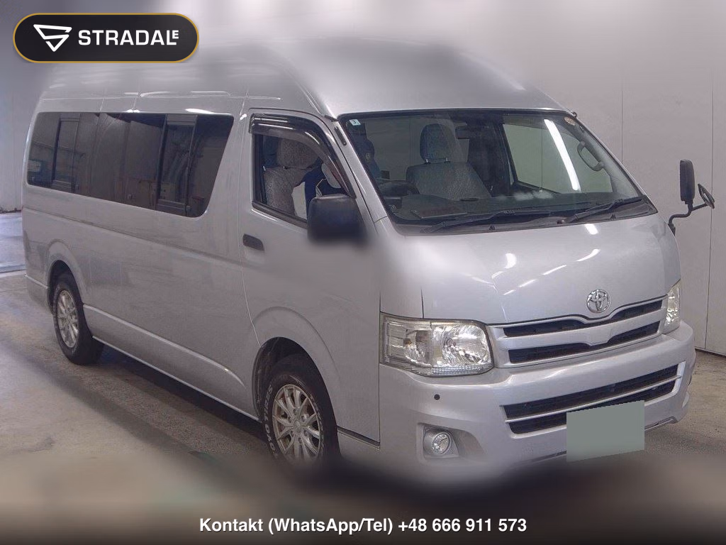 TOYOTA HIACE COMMUTER 4D OTHERS 2013, aukcja z Japonii, zdjęcie 1