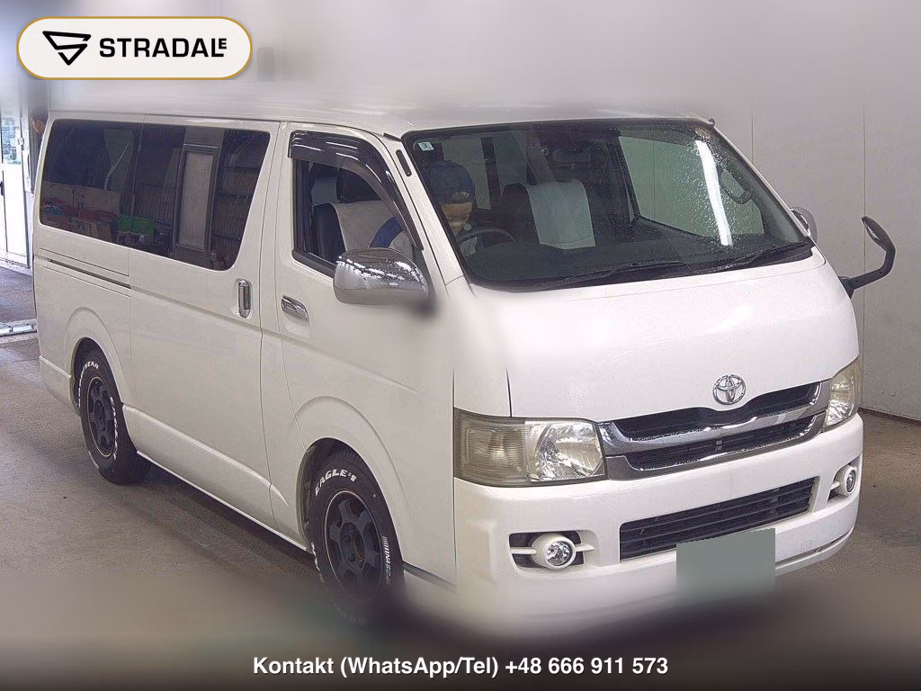 TOYOTA HIACE VAN 5D LONG SUPER GL 2009, aukcja z Japonii, zdjęcie 1