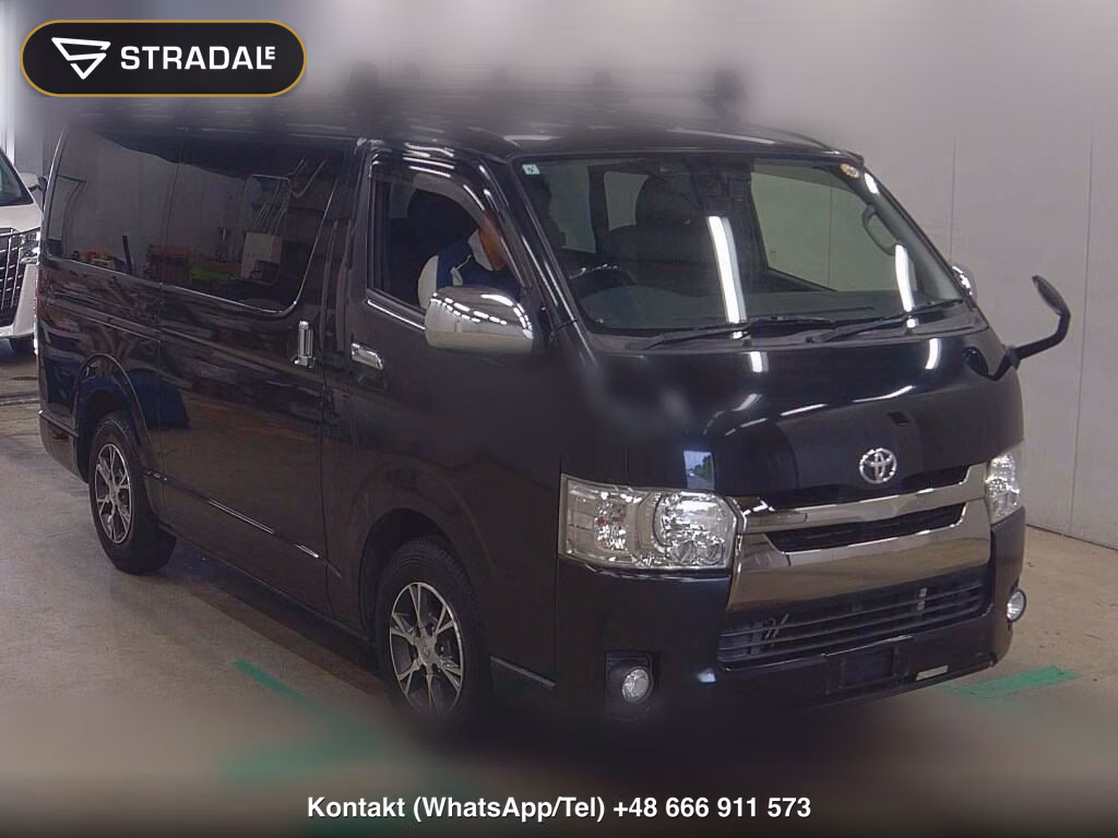 TOYOTA HIACE VAN 5D LONG SUPER GL DARK PRIME 2015, aukcja z Japonii, zdjęcie 1