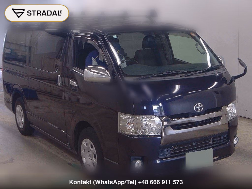 TOYOTA HIACE VAN 5D LONG SUPER GL DARK PRIME 2016, aukcja z Japonii, zdjęcie 1