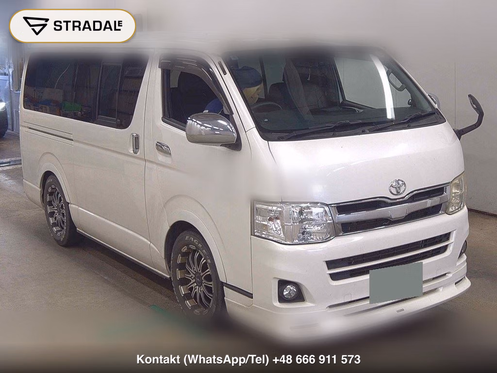 TOYOTA HIACE VAN 5D 4WD LONG SUPER GL 2012, aukcja z Japonii, zdjęcie 1
