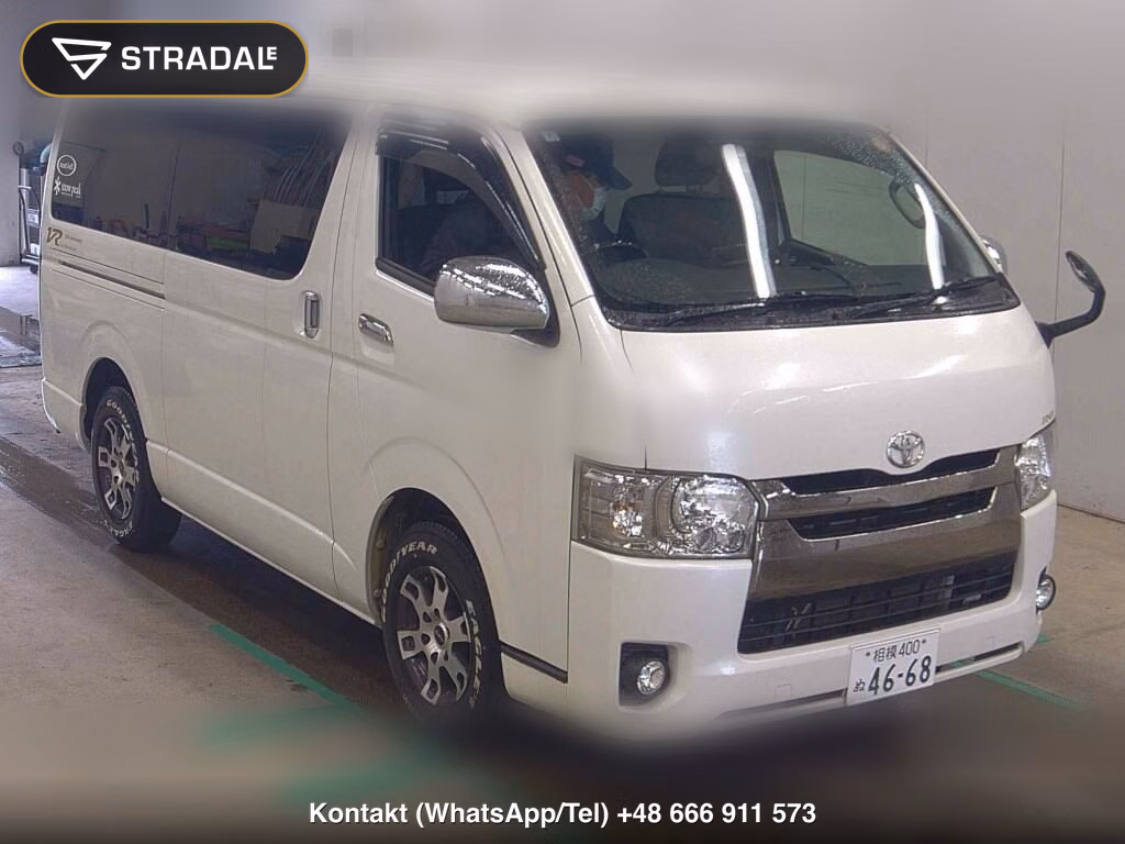 TOYOTA HIACE VAN 5D LONG SUPER GL DARK PRIME 2015, aukcja z Japonii, zdjęcie 1