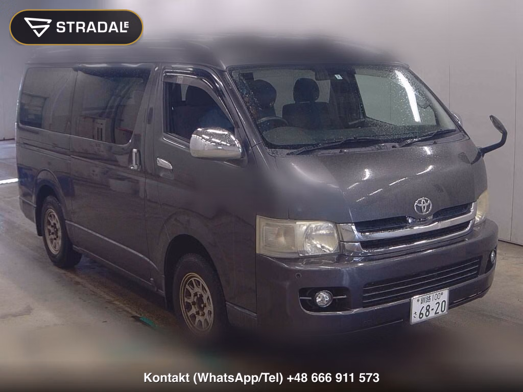 TOYOTA HIACE VAN 5D 4WD LONG SUPER GL 2008, aukcja z Japonii, zdjęcie 1