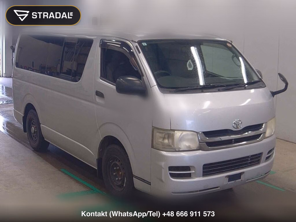 TOYOTA HIACE VAN 4D DX GL PACKAGE 2009, aukcja z Japonii, zdjęcie 1