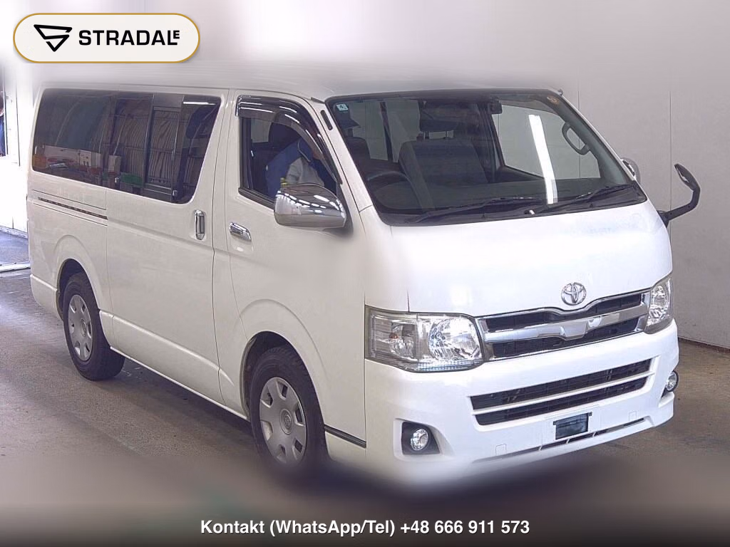 TOYOTA HIACE VAN 5D LONG SUPER GL 2013, aukcja z Japonii, zdjęcie 1