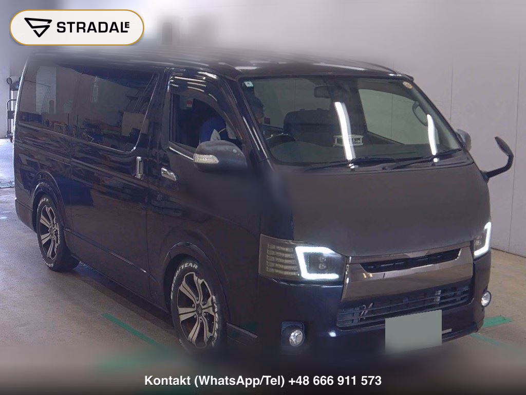 TOYOTA HIACE VAN 5D LONG SUPER GL DARK PRIME 2018, aukcja z Japonii, zdjęcie 1