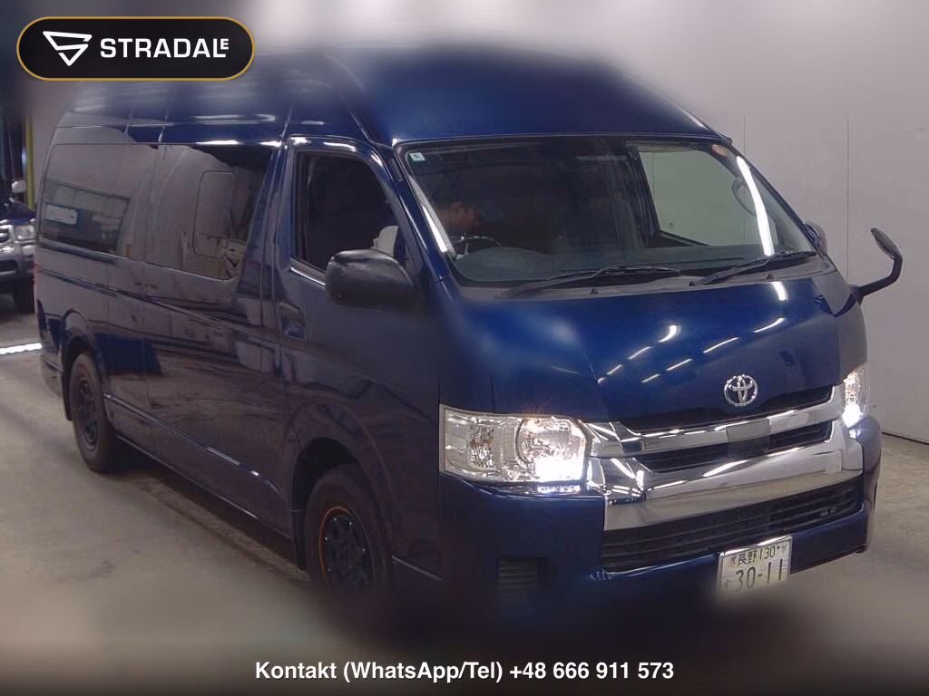 TOYOTA HIACE VAN 4D 4WD SUPER LONG DX GL PACKAGE 2018, aukcja z Japonii, zdjęcie 1