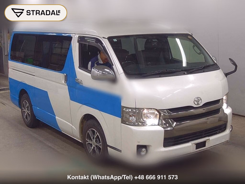 TOYOTA HIACE VAN 5D LONG SUPER GL DARK PRIME 2016, aukcja z Japonii, zdjęcie 1
