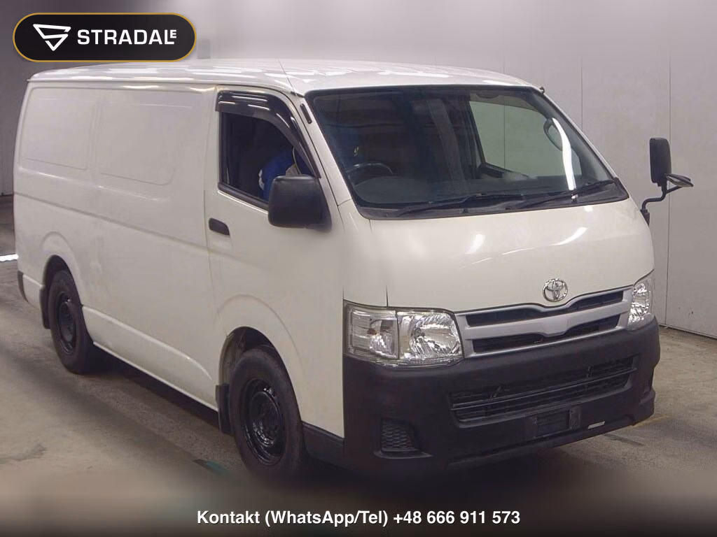 TOYOTA HIACE VAN 4D DX 2012, aukcja z Japonii, zdjęcie 1