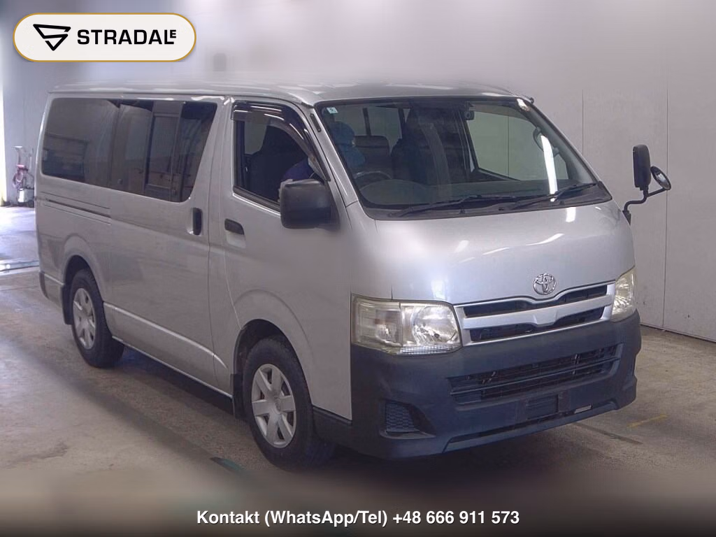 TOYOTA HIACE VAN 5D DX 2013, aukcja z Japonii, zdjęcie 1