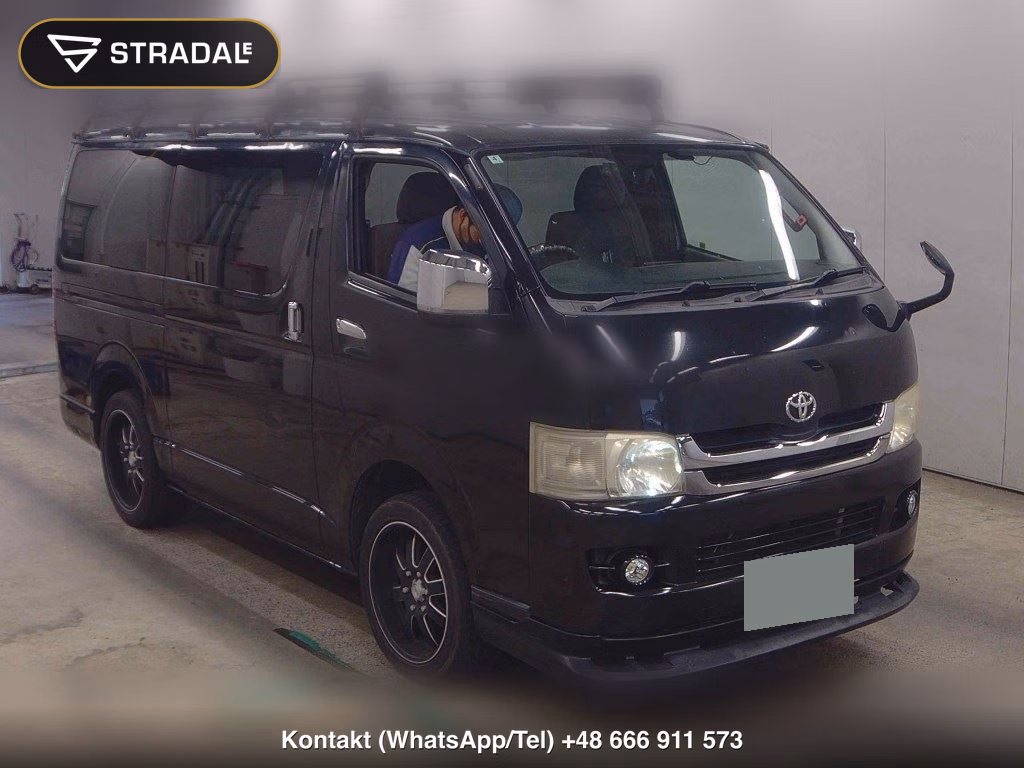 TOYOTA HIACE VAN 5D 4WD LONG SUPER GL 2010, aukcja z Japonii, zdjęcie 1