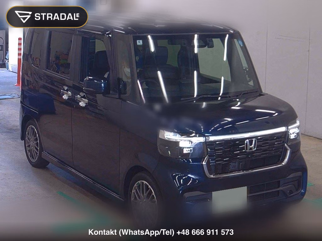 HONDA N-BOX CUSTOM TURBO 2024, aukcja z Japonii, zdjęcie 1