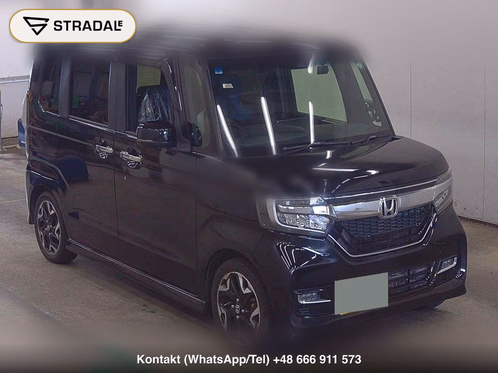 HONDA N-BOX CUSTOM G･L TURBO HONDA SENSING 2019, aukcja z Japonii, zdjęcie 1