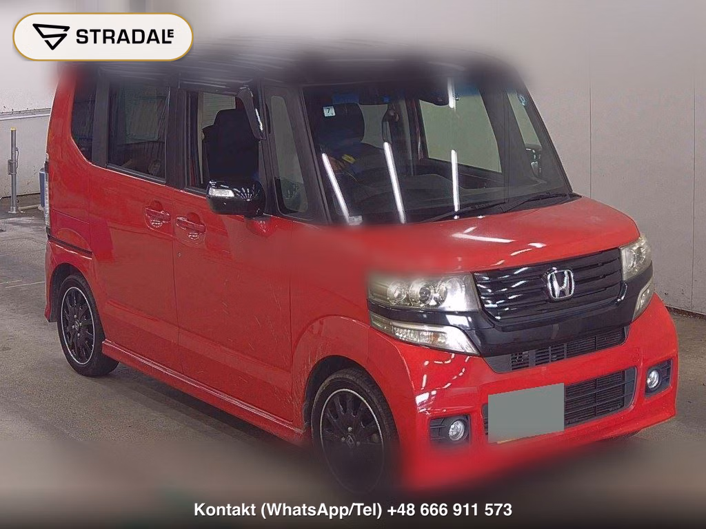 HONDA N-BOX CUSTOM TURBO SS PACKAGE 2014, aukcja z Japonii, zdjęcie 1