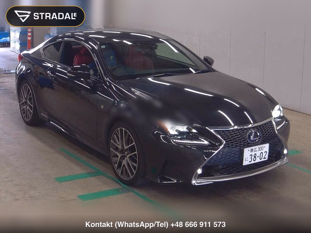 LEXUS RC RC300H F SPORT 2016, aukcja z Japonii, zdjęcie 1