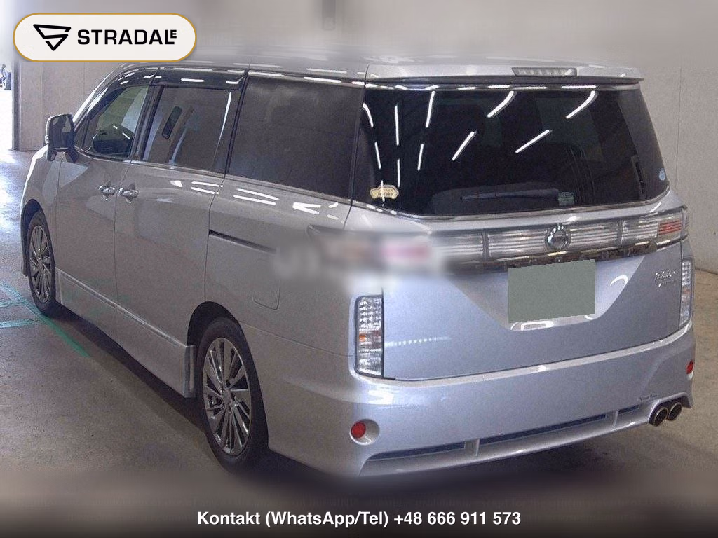 NISSAN ELGRAND 5D 4WD RIDER BLACK LEATHER SEAT, miniaturka 3