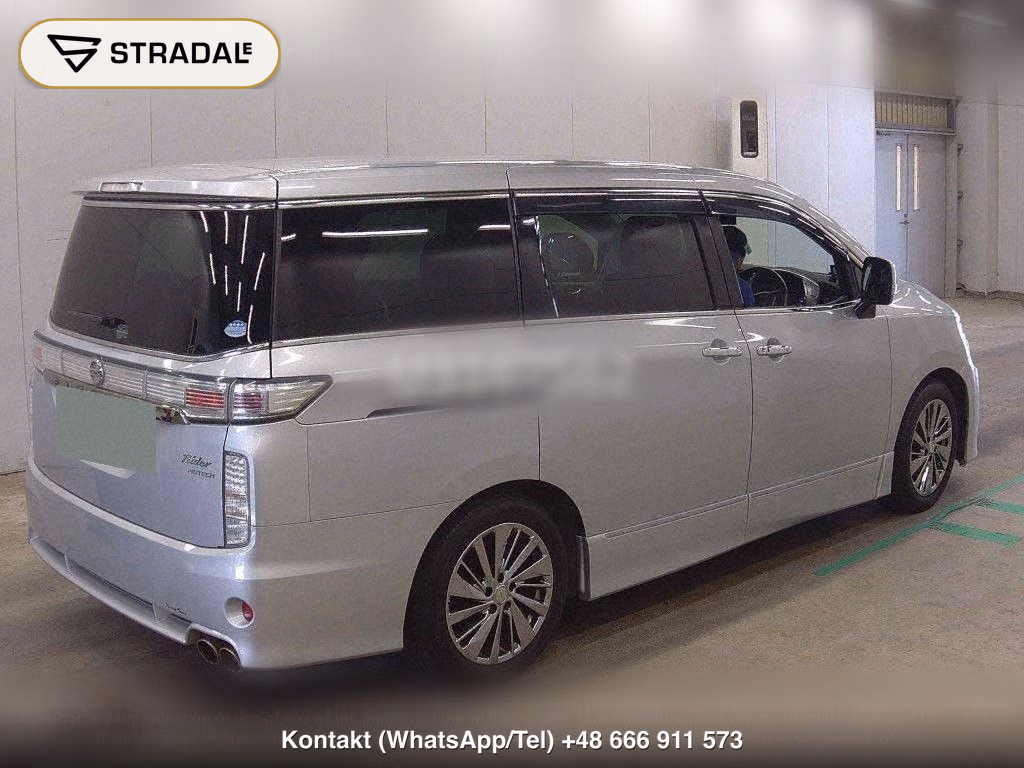 NISSAN ELGRAND 5D 4WD RIDER BLACK LEATHER SEAT, miniaturka 6