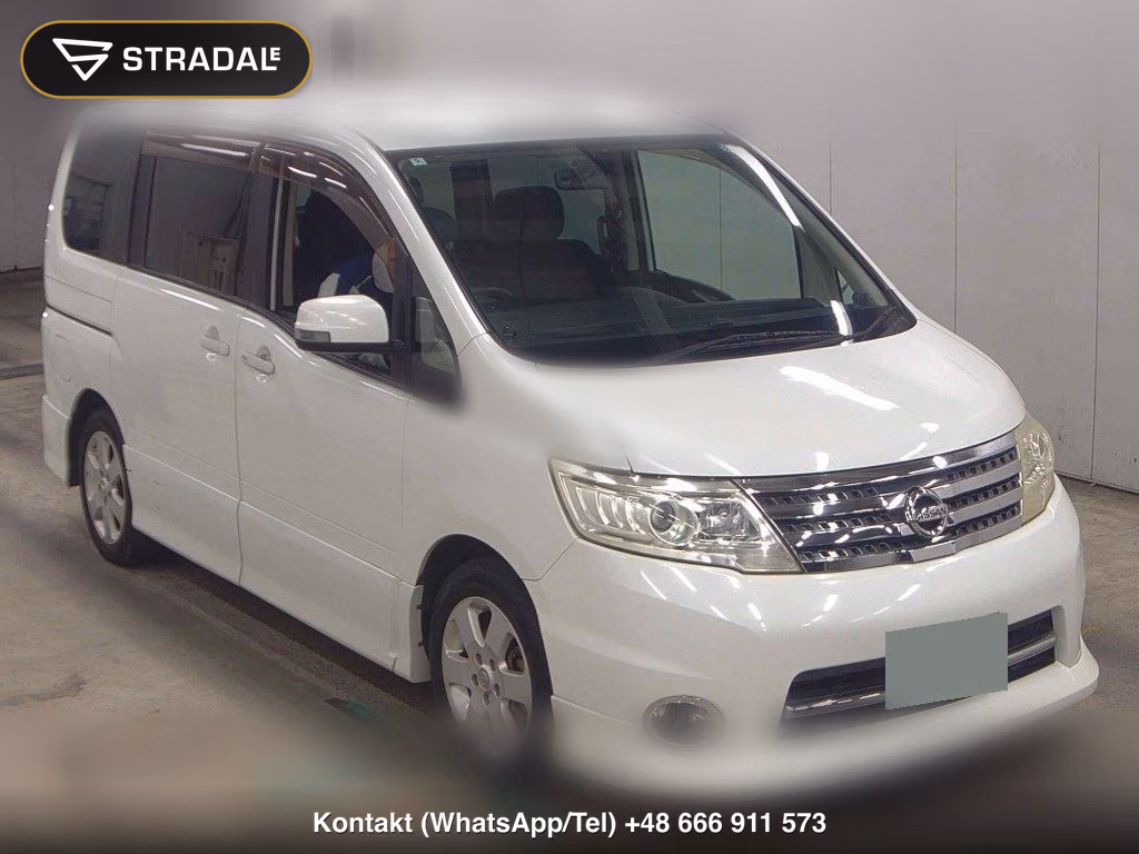 NISSAN SERENA 5D HIGHWAY STAR V AERO SELECTION 2010, aukcja z Japonii, zdjęcie 1