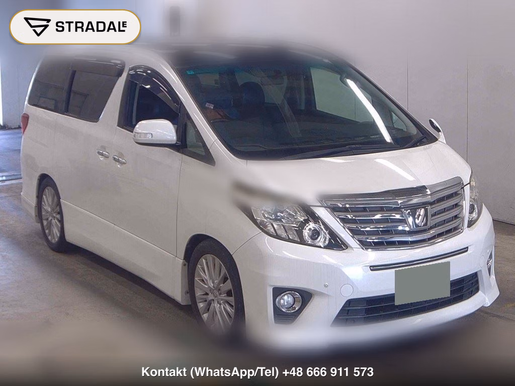 TOYOTA ALPHARD 240S 2012, aukcja z Japonii, zdjęcie 1