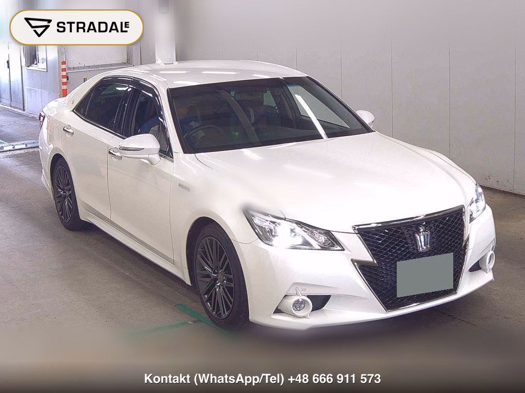 TOYOTA CROWN HYBRID ATHLETE S BLACK STYLE 2014, aukcja z Japonii, zdjęcie 1
