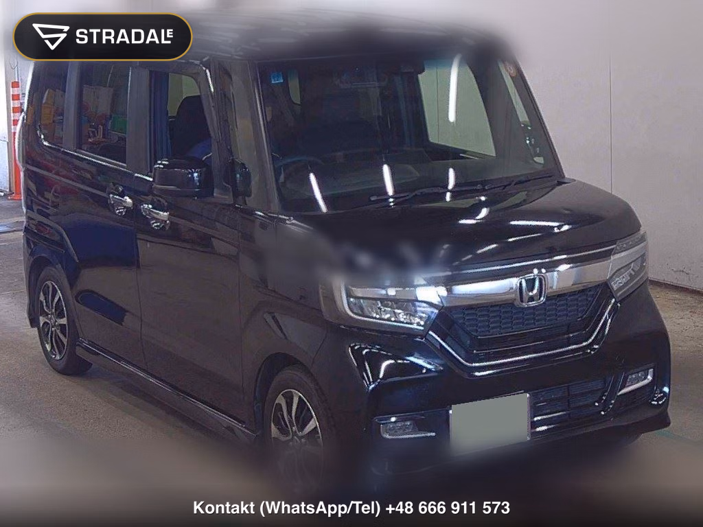 HONDA N-BOX CUSTOM G・L HONDA SENSING 2019, aukcja z Japonii, zdjęcie 1