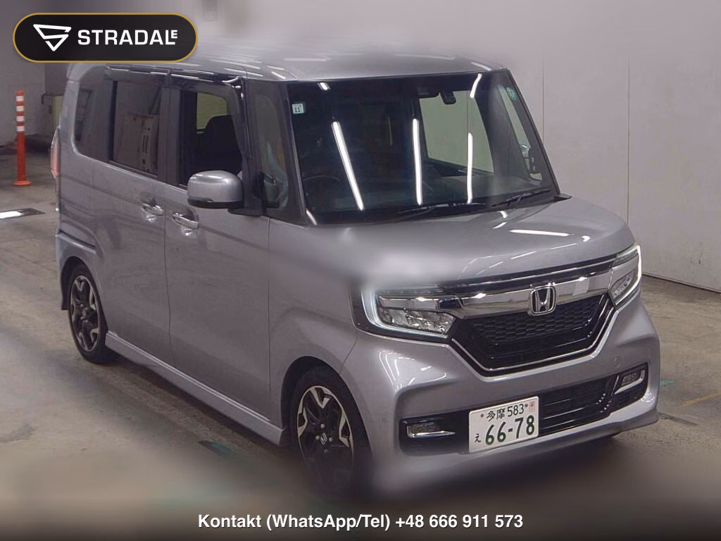 HONDA N-BOX CUSTOM G・EX TURBO HONDA SENSING 2017, aukcja z Japonii, zdjęcie 1