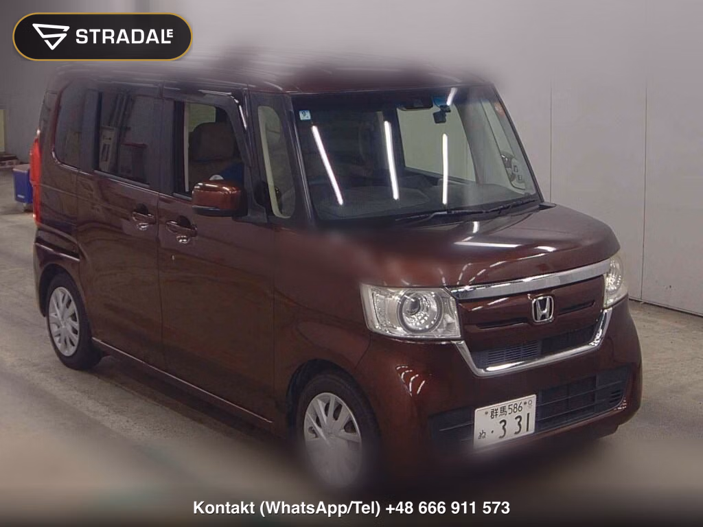 HONDA N-BOX G・L HONDA SENSING 2018, aukcja z Japonii, zdjęcie 1