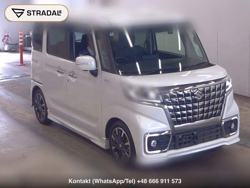 SUZUKI SPACIA CUSTOM 4WD HYBRID XS TURBO 2022, aukcja z Japonii, zdjęcie 1
