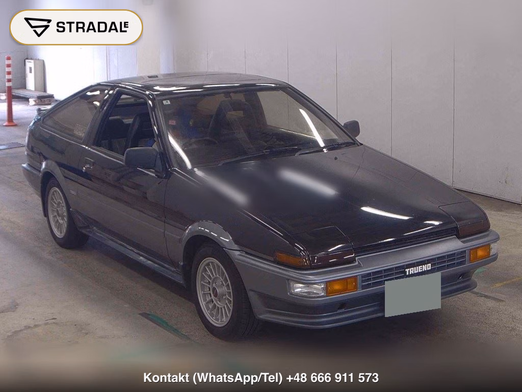 TOYOTA SPRINTER TRUENO 3D GT APEX 1986, aukcja z Japonii, zdjęcie 1
