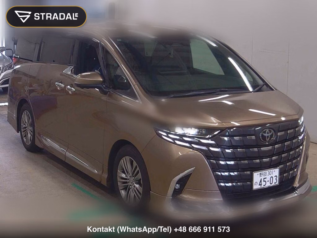 TOYOTA ALPHARD Z 2024, aukcja z Japonii, zdjęcie 1