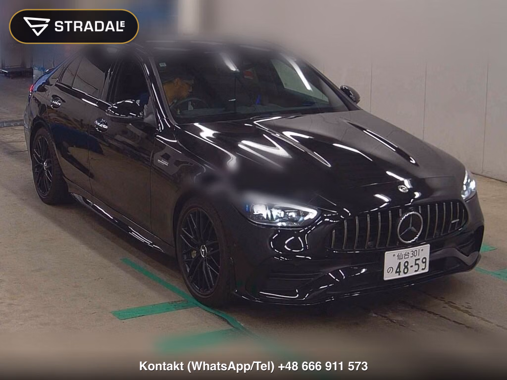 MERCEDES AMG C-CLASS 4D 4WD C43 4MATIC BSG MODEL 2022, aukcja z Japonii, zdjęcie 1