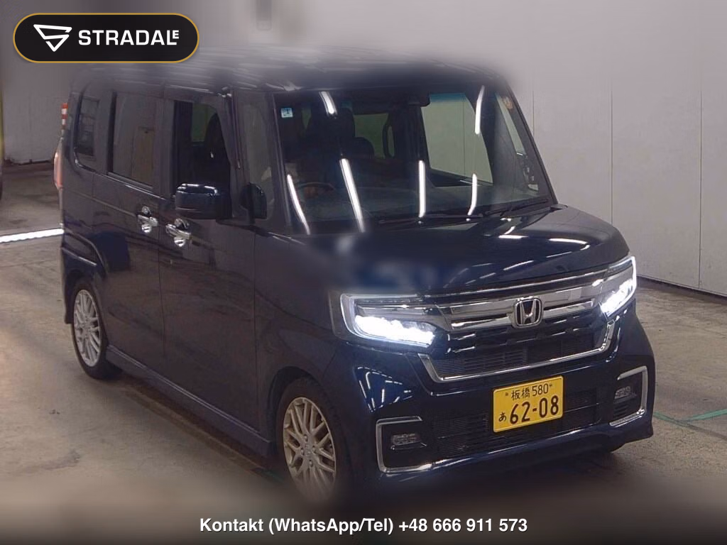 HONDA N-BOX CUSTOM EX･TURBO 2021, aukcja z Japonii, zdjęcie 1