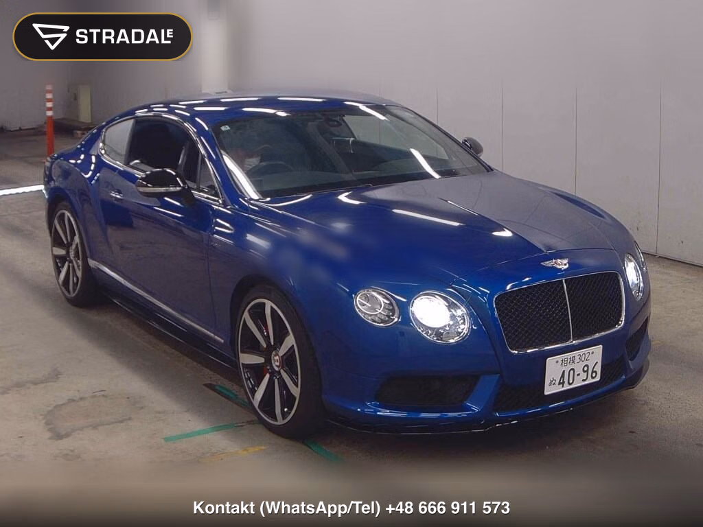 BENTLEY CONTINENTAL CP 4WD GT V8 2014, aukcja z Japonii, zdjęcie 1