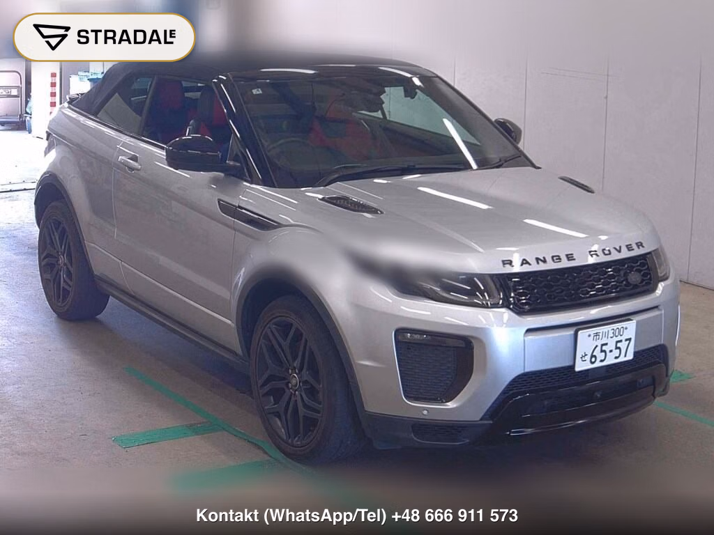 LAND ROVER RANGE ROVER EVOQUE CONVERTIBLE 4 HSE DYNAMIC 2019, aukcja z Japonii, zdjęcie 1