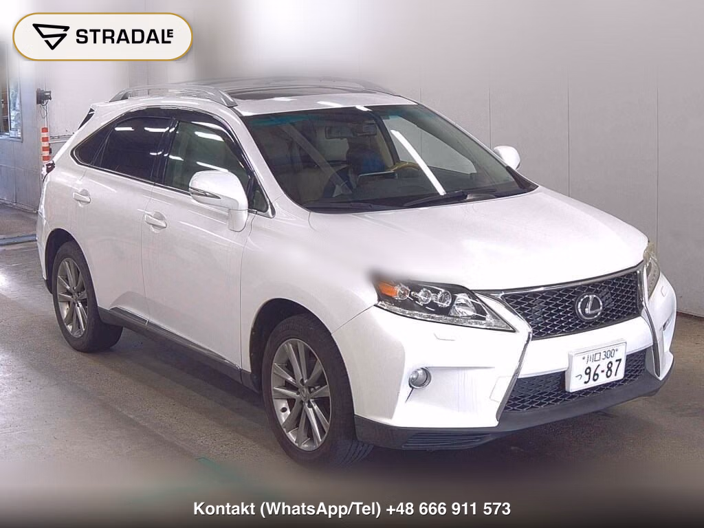 LEXUS RX350 2013, aukcja z Japonii, zdjęcie 1