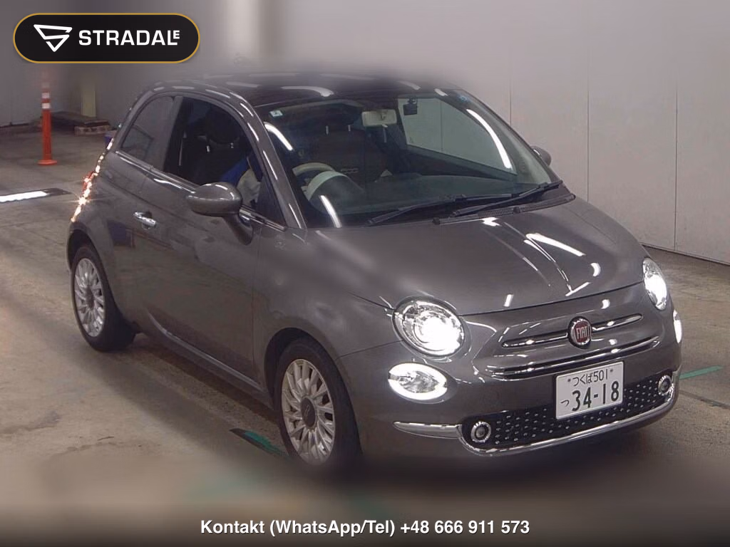 FIAT 500 TWINAIR DOLCEVITA 2022, aukcja z Japonii, zdjęcie 1